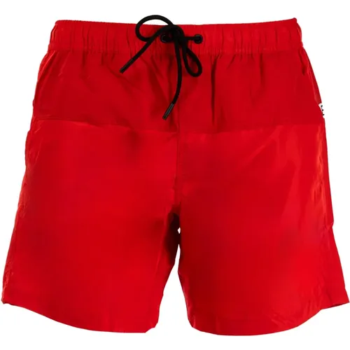 Herren Badehose Rot Sommerstil , Herren, Größe: M - Bikkembergs - Modalova