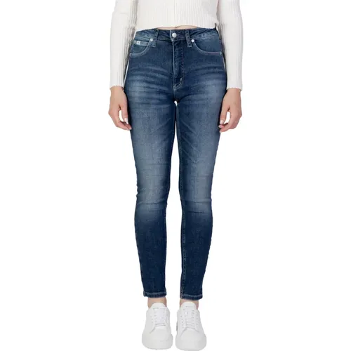 Skinny Jeans , Damen, Größe: W34 L30 - Calvin Klein Jeans - Modalova