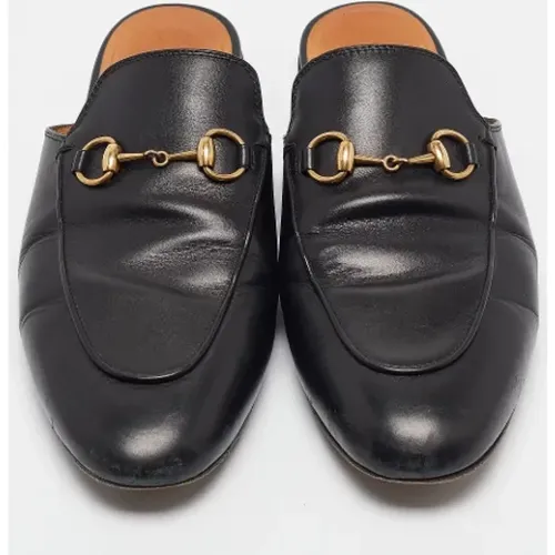 Pre-owned Leather mules , female, Sizes: 4 1/2 UK - Gucci Vintage - Modalova