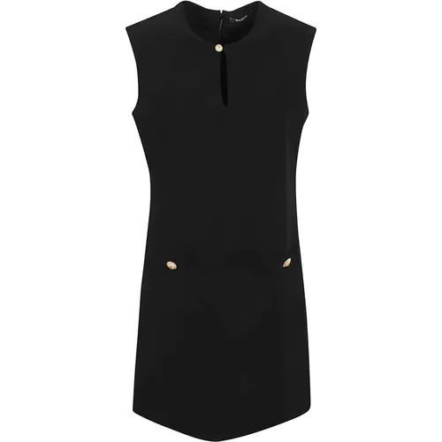 Schwarzes Kleid für Frauen Aw24 - Balmain - Modalova