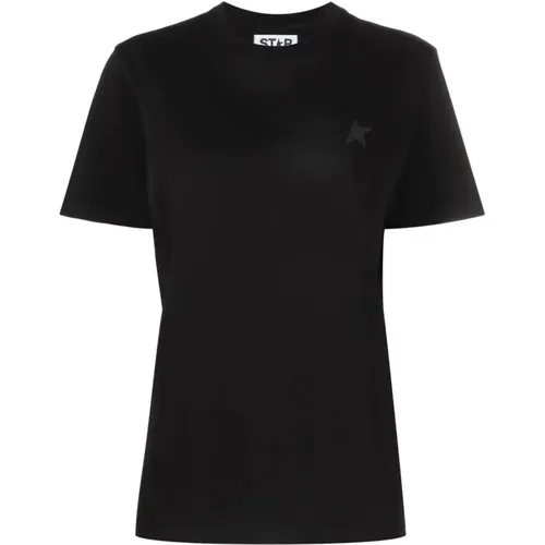 Star Womens T-Shirt , female, Sizes: L, XS, S - Golden Goose - Modalova