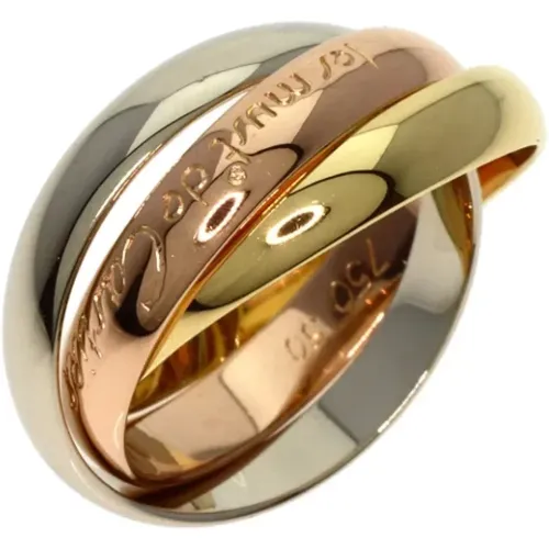 Pre-owned Gold rings , female, Sizes: ONE SIZE - Cartier Vintage - Modalova