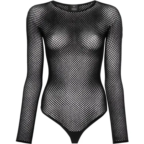 Schwarzer Web Bodysuit WARDROBE.NYC - WARDROBE.NYC - Modalova