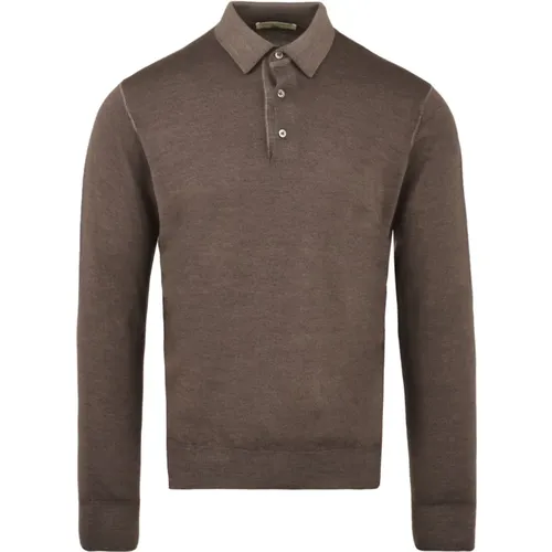 Dove Grey T-shirts and Polo Shirt , male, Sizes: L, XL - Filippo De Laurentiis - Modalova