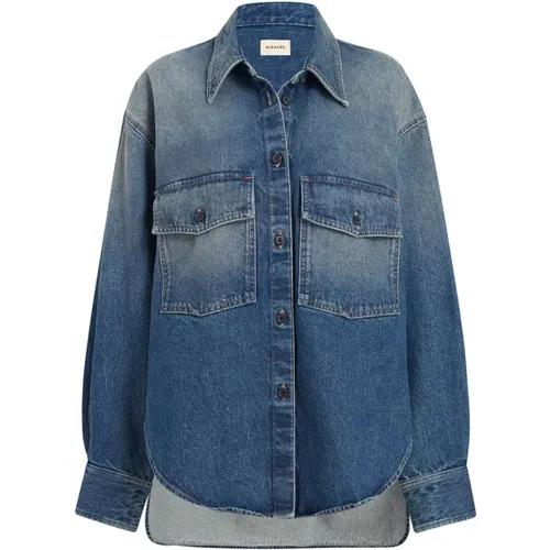 Denim Jacket Denim , female, Sizes: XS - Khaite - Modalova