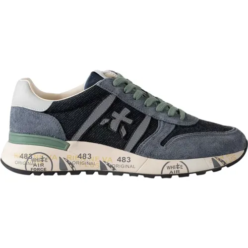 Reflective Sneakers with Leather Details , male, Sizes: 7 UK, 8 UK, 6 UK, ONE SIZE, 11 UK - Premiata - Modalova