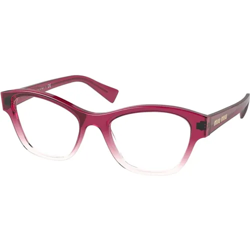 Eyewear frames VMU 08T , female, Sizes: 52 MM - Miu Miu - Modalova