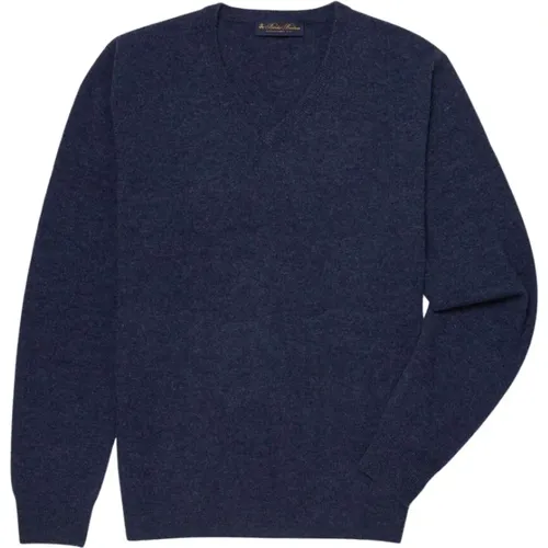 Wolle und Kaschmir-V-Ausschnitt-Pullover - Brooks Brothers - Modalova