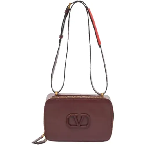Pre-owned Leather crossbody-bags , female, Sizes: ONE SIZE - Valentino Vintage - Modalova