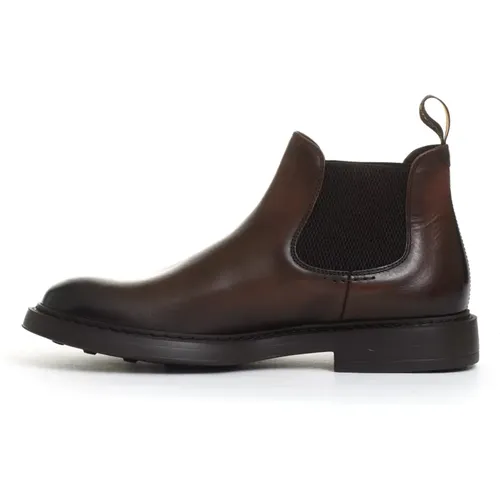 Leather Ankle Boots , male, Sizes: 6 UK, 7 1/2 UK, 8 UK, 8 1/2 UK, 9 UK, 7 UK, 9 1/2 UK - Doucal's - Modalova