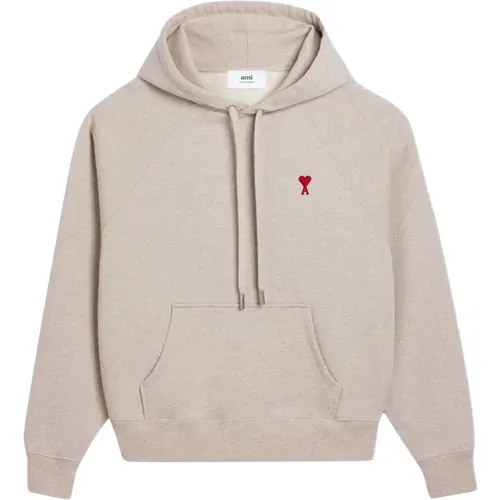 Ami De Coeur hoodie , male, Sizes: M, L, S - Ami Paris - Modalova