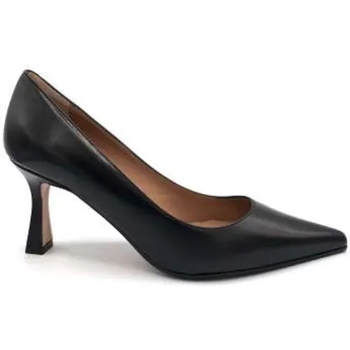 Leather Décolleté with 70mm Heel , female, Sizes: 4 1/2 UK, 5 1/2 UK, 8 UK - Roberto Festa - Modalova