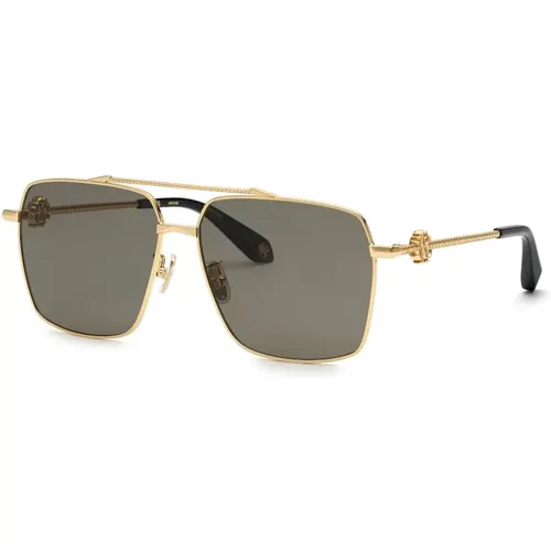 Goldene Sonnenbrille , Damen, Größe: 60 MM - Roberto Cavalli - Modalova