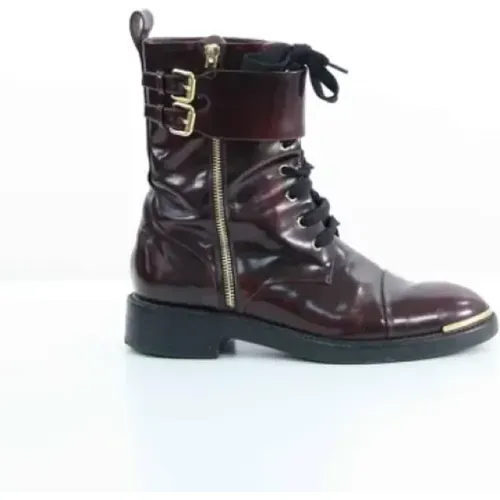 Pre-owned Leather boots , female, Sizes: 5 UK - Louis Vuitton Vintage - Modalova