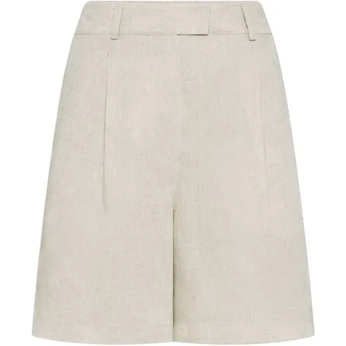 Short Shorts , Damen, Größe: S - BRUNELLO CUCINELLI - Modalova