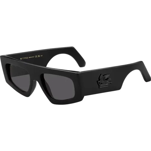 Schwarz/Graue Sonnenbrille 0032/G/S , unisex, Größe: 54 MM - ETRO - Modalova