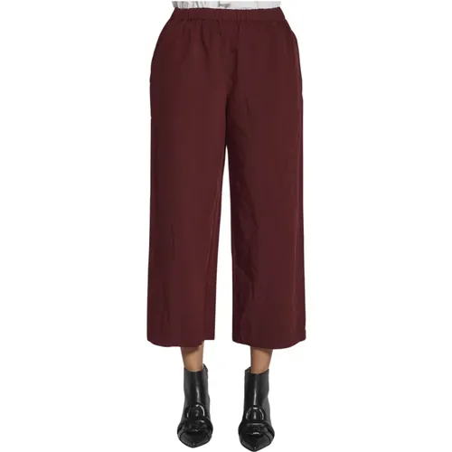 Burgundy Drawstring Trousers , female, Sizes: XS - Comme des Garçons - Modalova