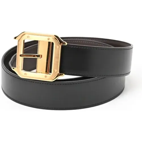 Pre-owned Leather belts , female, Sizes: ONE SIZE - Cartier Vintage - Modalova