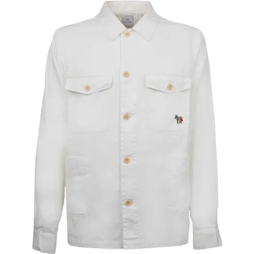 Cotton Paul Smith Shirt , male, Sizes: XL - PS By Paul Smith - Modalova