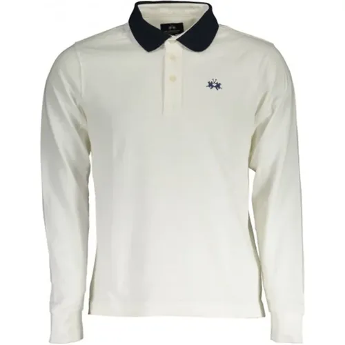 Langarm Jersey Polo Shirt mit Logo - LA MARTINA - Modalova