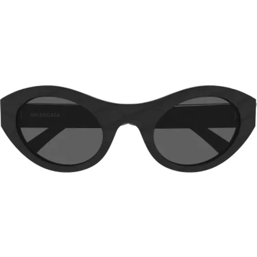Schwarze Sonnenbrille , Damen, Größe: 52 MM - Balenciaga - Modalova