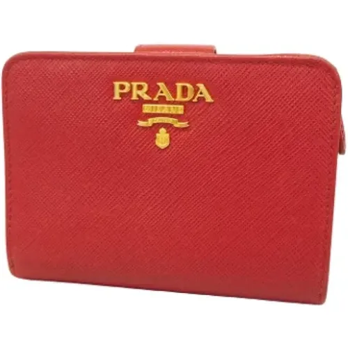 Pre-owned Leather wallets , female, Sizes: ONE SIZE - Prada Vintage - Modalova