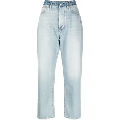 Low-rise straight-leg jeans , female, Sizes: W28, W27, W25 - 3X1 - Modalova