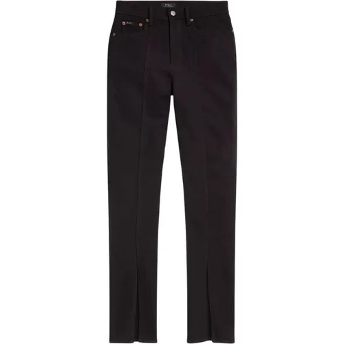 Jeans mit Schlitzen in schwarzer Farbe , Damen, Größe: W28 - Ralph Lauren - Modalova