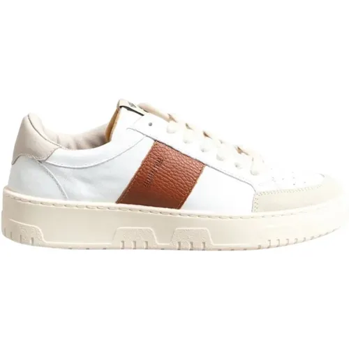 Brick Leather Sneakers for Men , male, Sizes: 11 UK, 7 UK - Saint Sneakers - Modalova