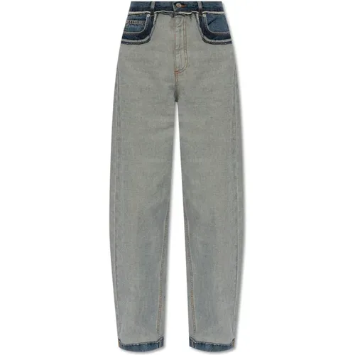Jeans mit Inside-Out-Effekt , Damen, Größe: M - Marni - Modalova