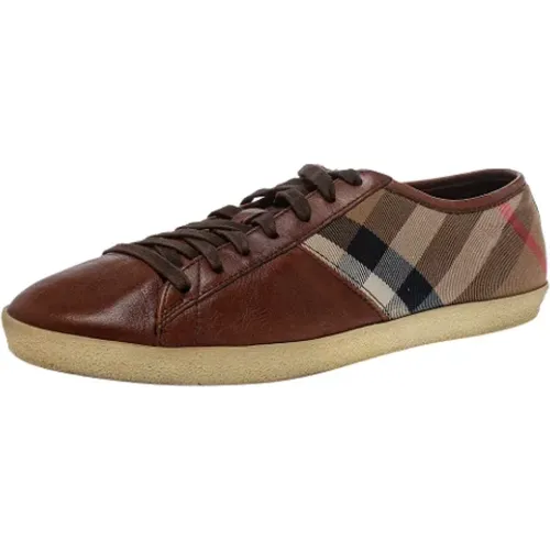 Pre-owned Canvas sneakers , female, Sizes: 10 UK - Burberry Vintage - Modalova