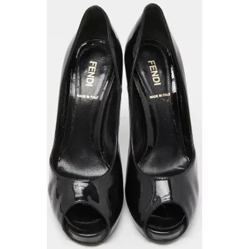 Pre-owned Leather heels , female, Sizes: 3 UK - Fendi Vintage - Modalova