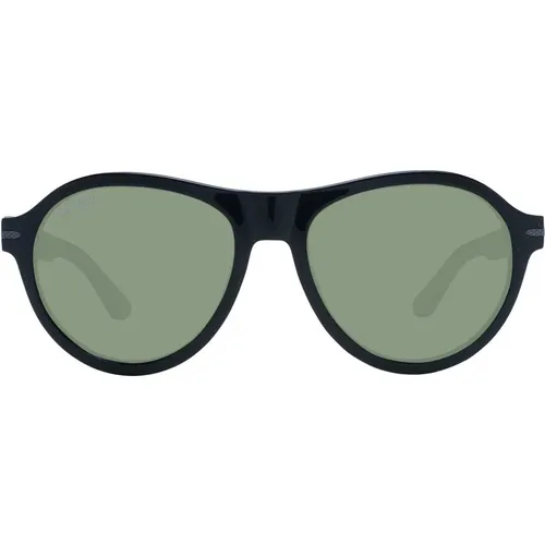 Men Sunglasses Round Green Lenses , unisex, Sizes: ONE SIZE - Serengeti - Modalova