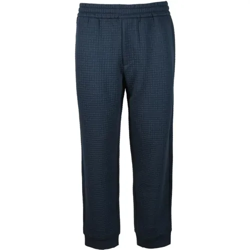 Elegante Hose mit Polyester und Elastan , Herren, Größe: M - Emporio Armani - Modalova