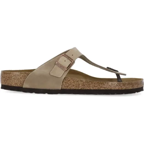 Gizeh Oiled Leather Sandals , female, Sizes: 10 UK, 7 UK, 3 UK, 6 UK, 9 UK, 5 UK, 8 UK, 4 UK, 11 UK, 12 UK - Birkenstock - Modalova