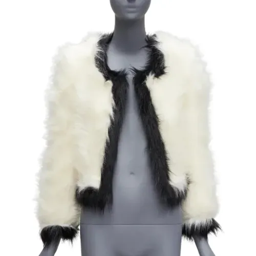 Pre-owned Faux Fur outerwear - Saint Laurent Vintage - Modalova