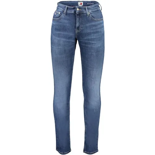 Jeans mit Stickerei und Logo , Herren, Größe: W32 L32 - Tommy Hilfiger - Modalova