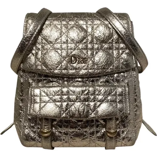 Pre-owned Leather backpacks , female, Sizes: ONE SIZE - Dior Vintage - Modalova