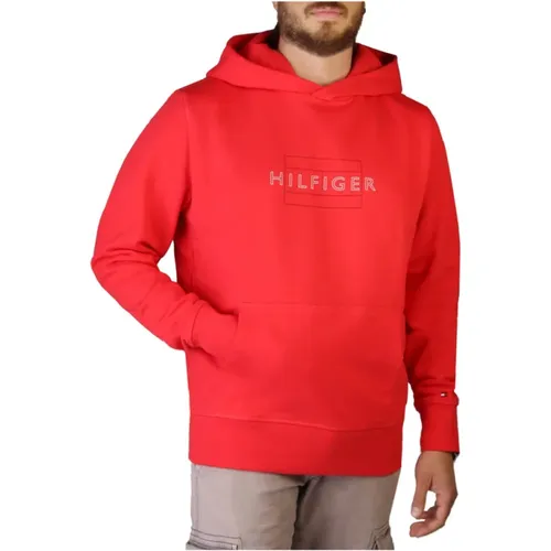 Herren Sweatshirt mit fester Kapuze - Tommy Hilfiger - Modalova