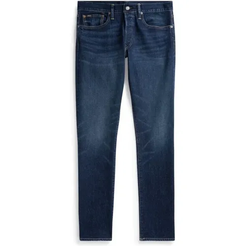 Blaue Straight Jeans mit 5 Taschen - Polo Ralph Lauren - Modalova