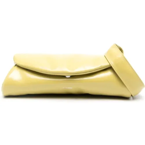 Leather Bag with Adjustable Strap , female, Sizes: ONE SIZE - Jil Sander - Modalova