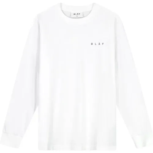 Minimalistisches Langarmshirt , Herren, Größe: XL - Olaf Hussein - Modalova