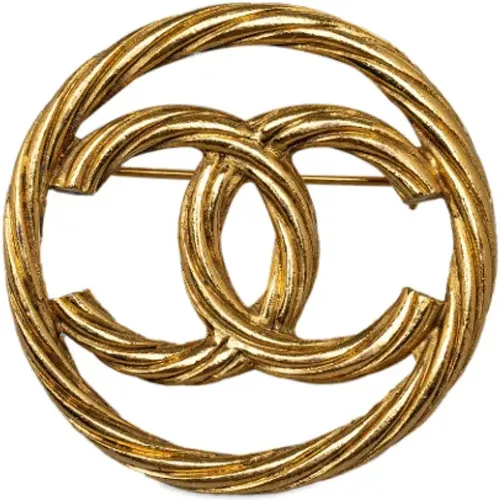 Pre-owned Metal brooches , female, Sizes: ONE SIZE - Chanel Vintage - Modalova