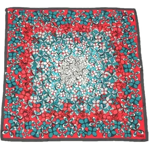 Pre-owned Silk scarves , female, Sizes: ONE SIZE - Fendi Vintage - Modalova