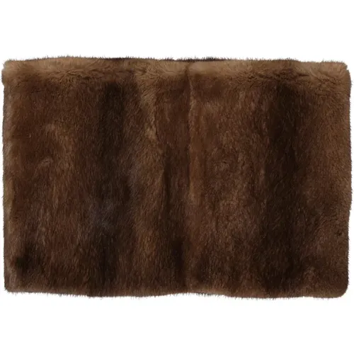 Luxurious Mink Fur Scarf , unisex, Sizes: ONE SIZE - Max Mara - Modalova