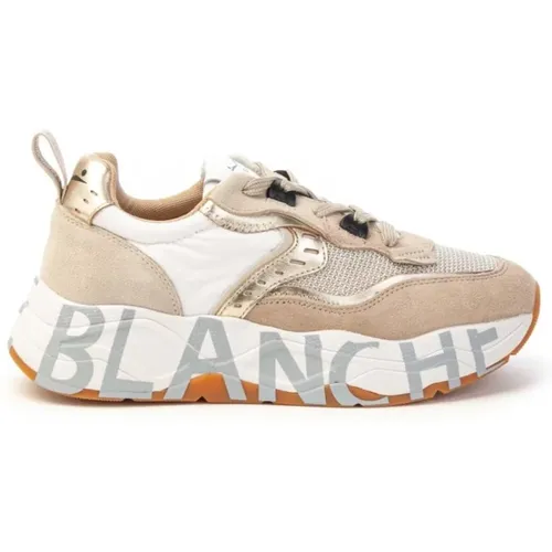 Sneaker Club105 with laces , female, Sizes: 5 UK, 4 UK, 7 UK, 2 UK, 3 UK - Voile blanche - Modalova