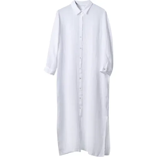 Shirt Dresses , female, Sizes: L, S, M - 120% lino - Modalova