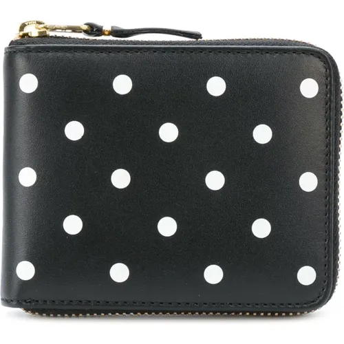 Polka Dot Wallet with Multiple Card Slots , male, Sizes: ONE SIZE - Comme des Garçons - Modalova