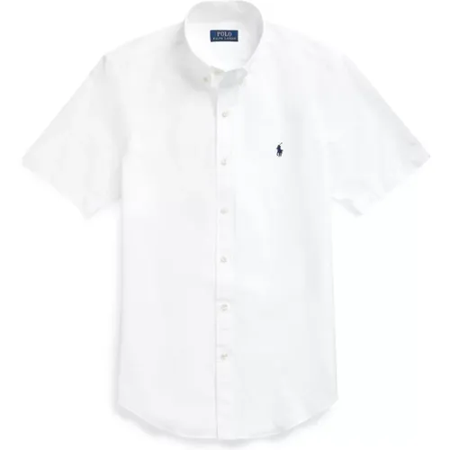 Slimfit Weißes Hemd , Herren, Größe: XL - Ralph Lauren - Modalova
