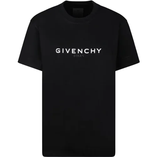 Schwarze T-Shirts und Polos , Damen, Größe: S - Givenchy - Modalova